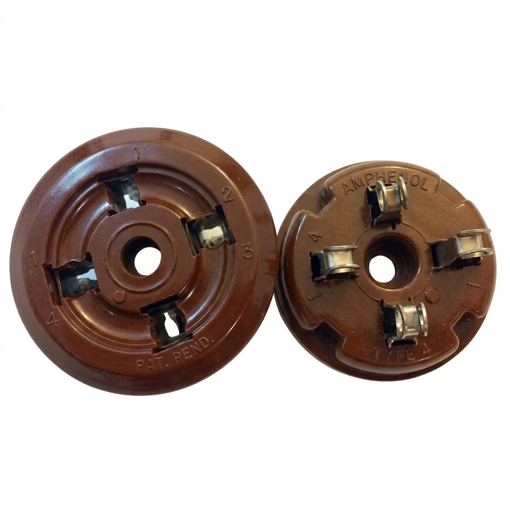 4 Pin Tube Socket 01