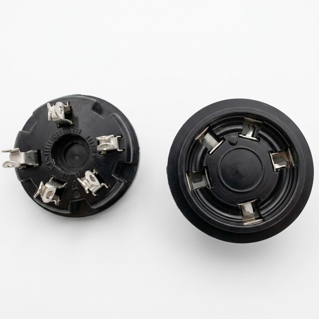 5 Pin Tube Socket 01, 02, 03