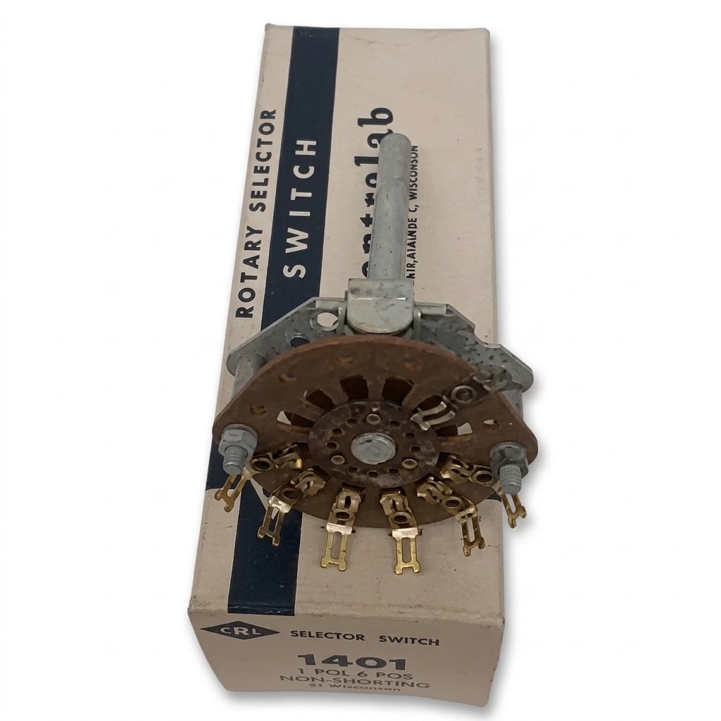 CRL 1401 1-Pole 6-Position Non Shorting Rotary Switch