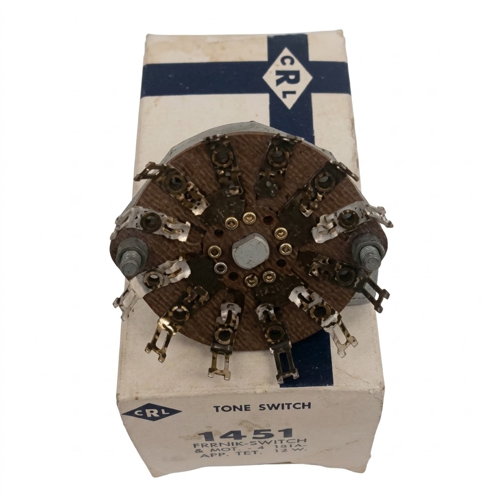 CRL 1451 4-Pole 2-Position Non Shorting Rotary Switch