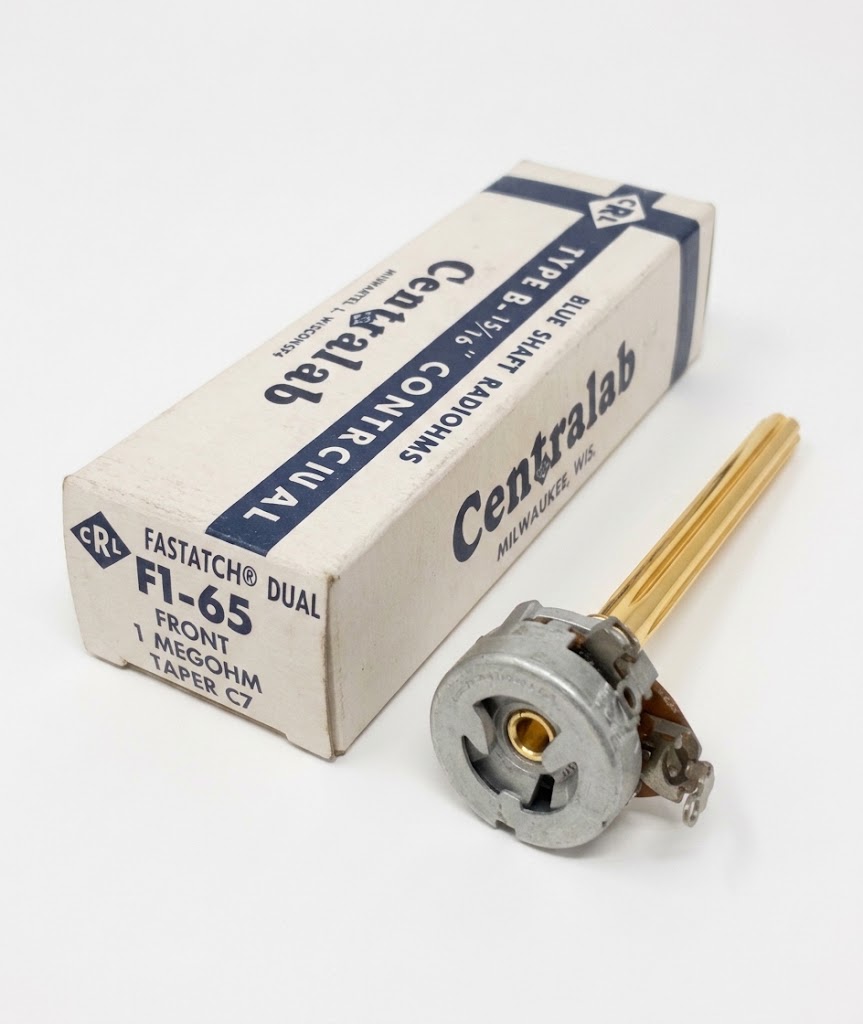 CRL F1-65 Fastatch Front Dual Volume Control, 2 Megohm, Taper C7