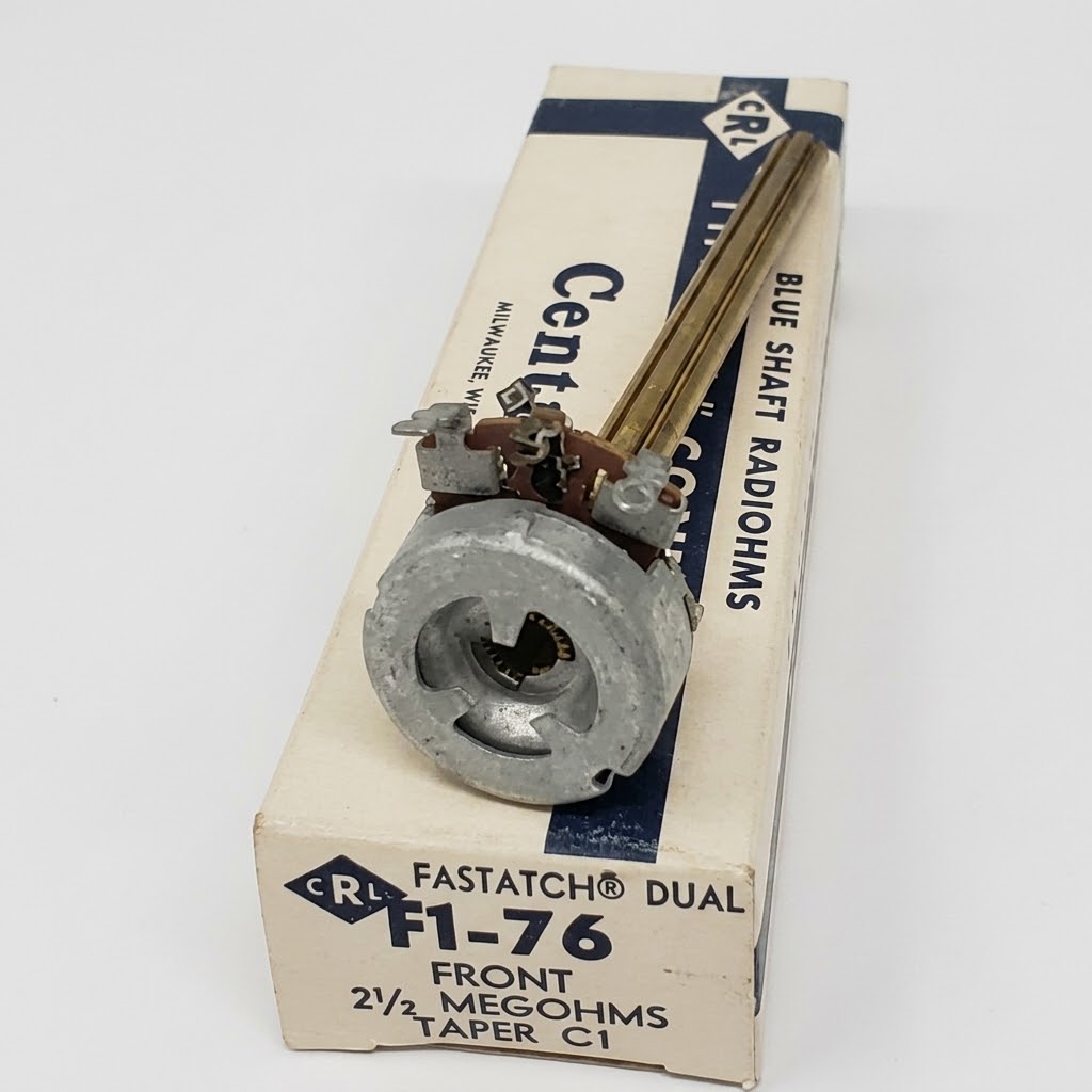 CRL F1-76 Fastatch Front Dual Volume Control, 2.5 Megohm, Taper C1