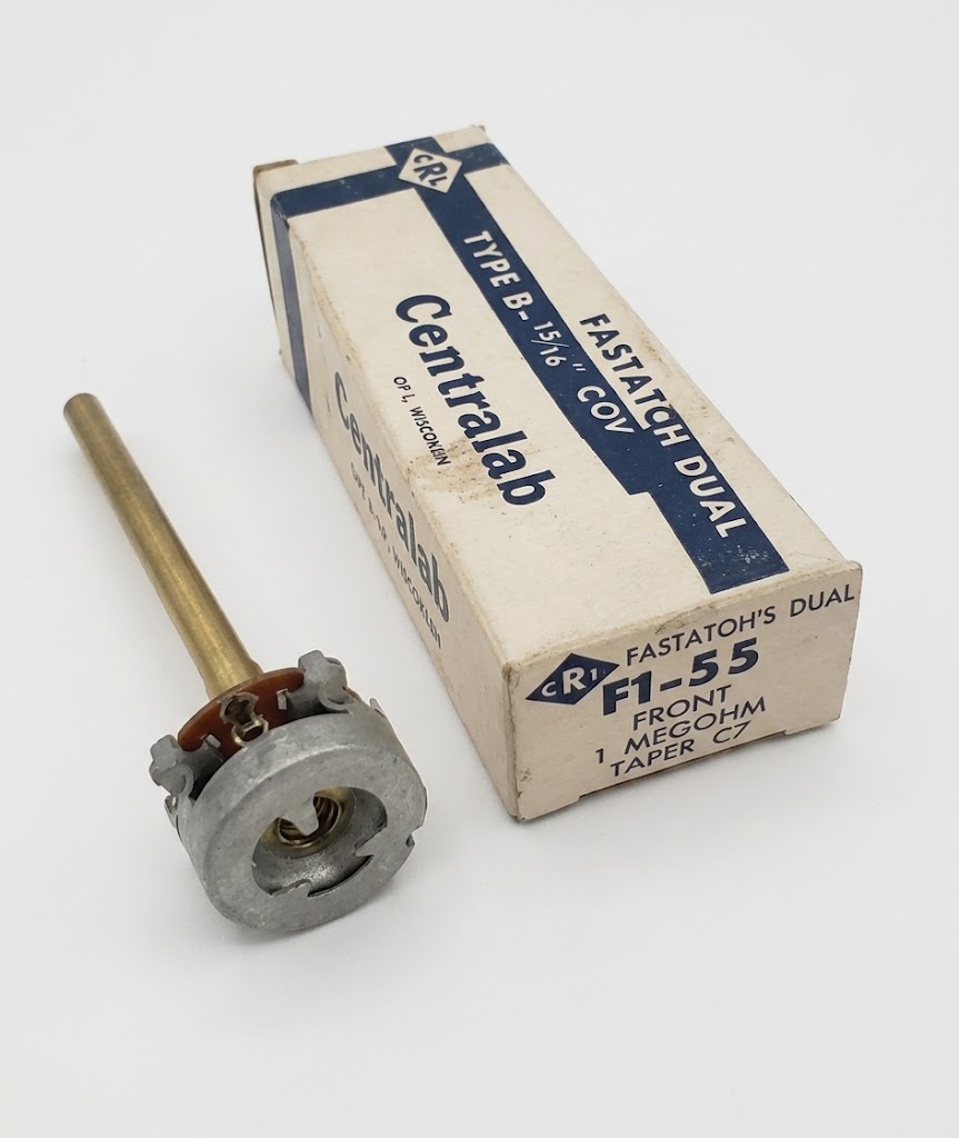 CRL F1-55 Fastatch Front Dual Volume Control, 1 Megohm, Taper C7