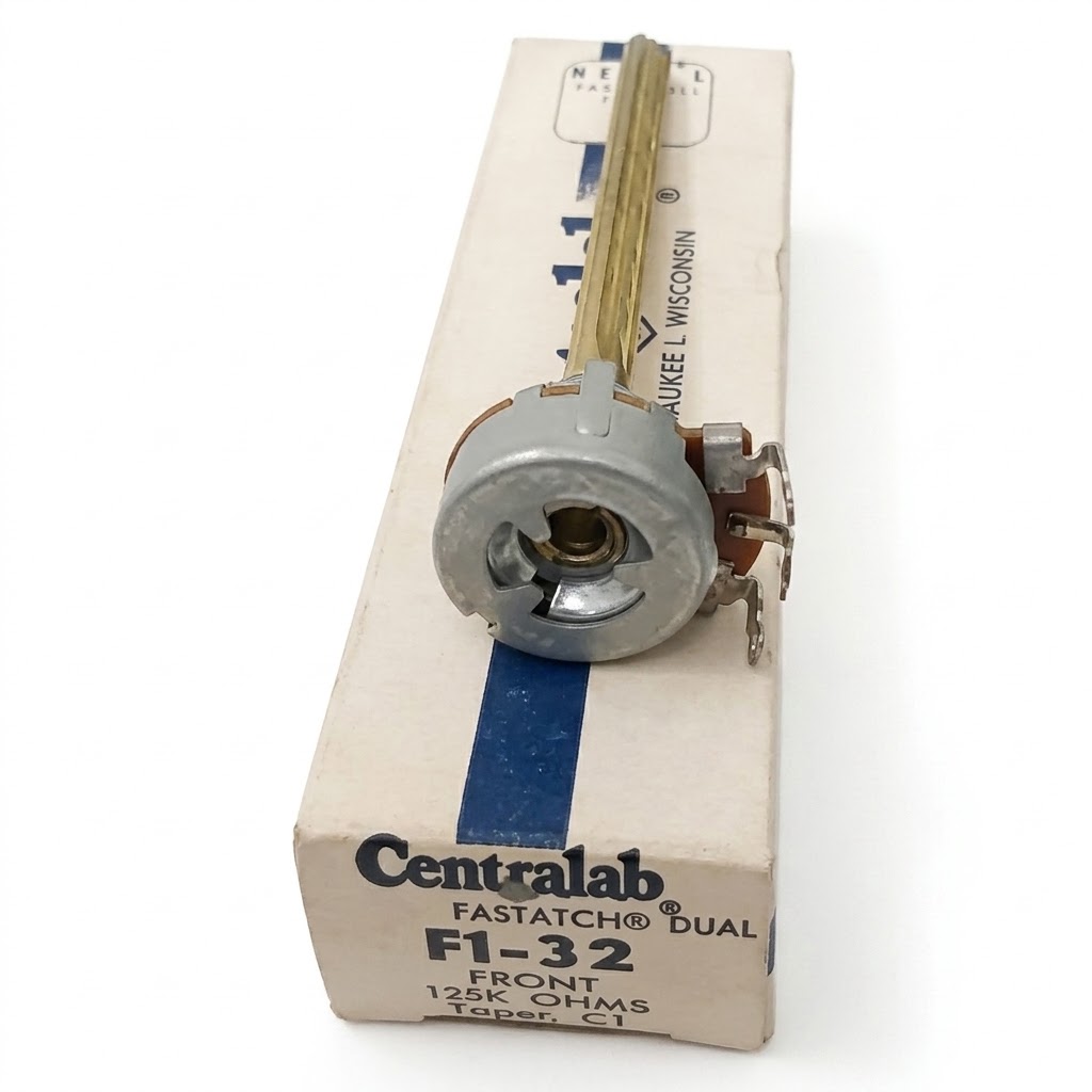 CRL F1-32 Front Fastatch Dual Volume Control, 125k Ohm, Taper C1