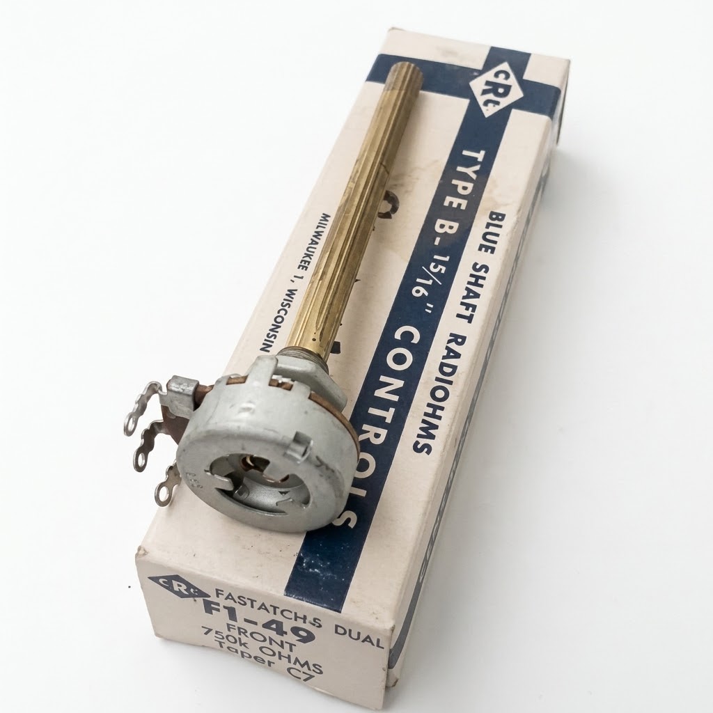 CRL F1-49 Front Fastatch Dual Volume Control, 750k Ohm, Taper C7