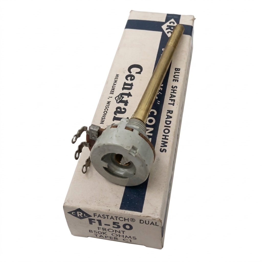 CRL F1-50 Front Fastatch Dual Volume Control, 850k Ohm, Taper C1