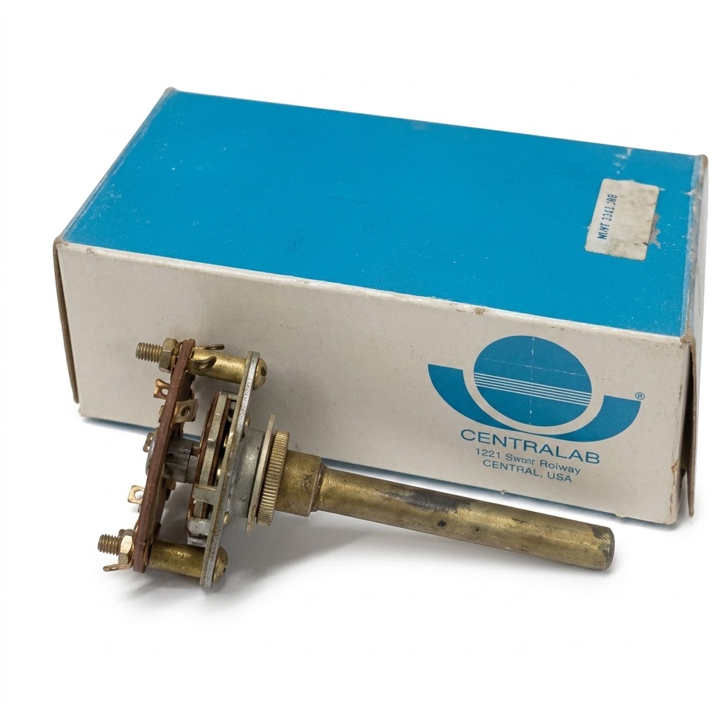 CRL 1460 1-Pole 6-Position Dual Front Rotary Switch