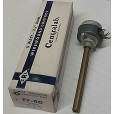 CRL F7-90 Fastatch Dual Front Volume Wirewound Control, 5k Ohm, Taper C5