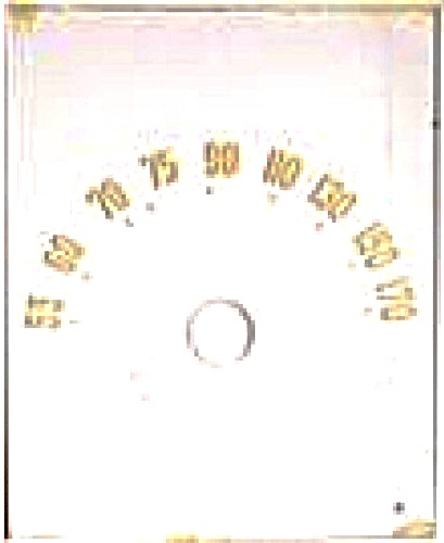 Dial Scale - 3 3/8" x 4 1/8" Glass