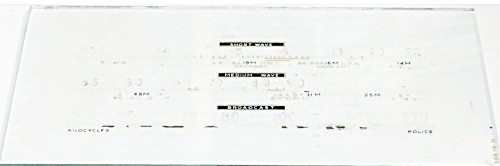 Dial Scale - 4 1/4" x 8 11/16" Glass