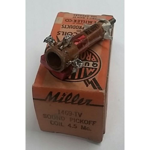 Miller 1469-TV Sound Pickoff Coil 4.5 MC