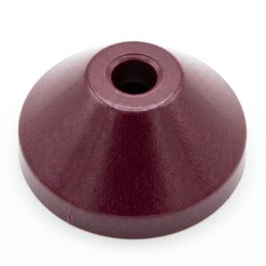 Turntable Adapter - 45 RPM Center Post Insert, Burgundy, Red, Yellow