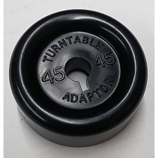 Turntable Adapter - 45 RPM Center Post Insert, Black