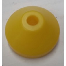 Turntable Adapter - 45 RPM Center Post Insert, Burgundy, Red, Yellow