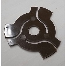Turntable Adapter - 45 RPM Center Post Insert, Brown, Black, Red, Grey