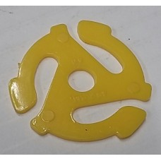 Turntable Adapter - 45 RPM Center Post Insert, Yellow
