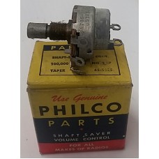 Philco 45-5025 Shaft-Saver Volume Control 100K Ohms with Switch