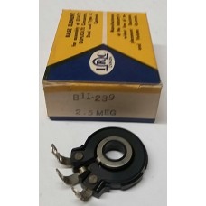 IRC B11-239 Dual Type Volume Control Base, 2.5 Megohm