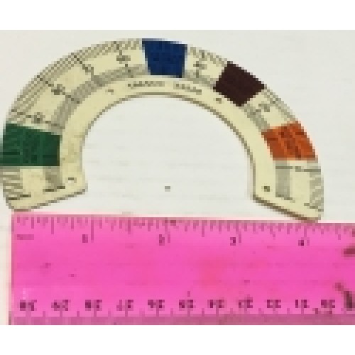 Tresco Dial Scale, 4 1/4" x 3", Arch Shape