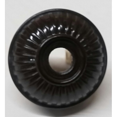 Power Plug, Brown Round Base Classic Style 15A 125V 2-Wire
