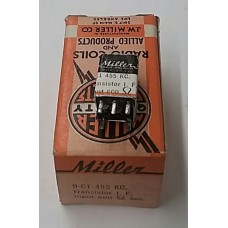 Miller 9-C1 Miniature Transistor IF Can Transformer — 455 kHz